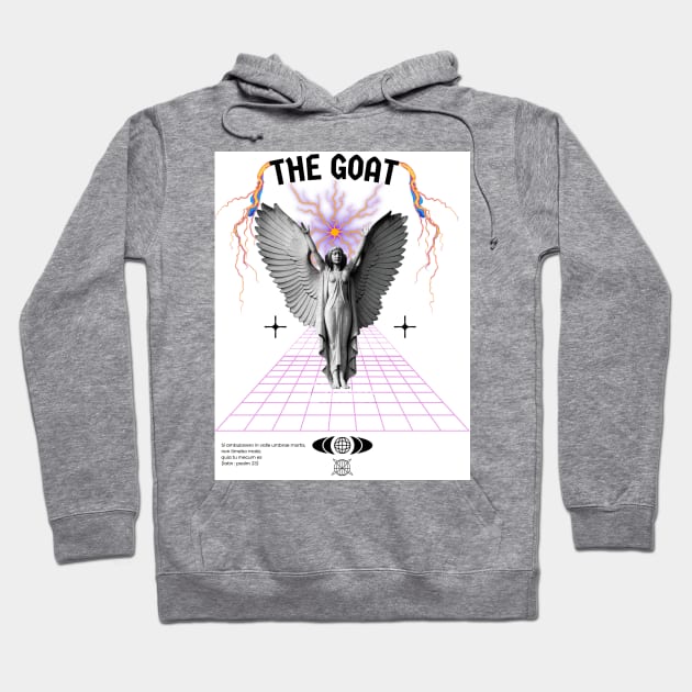 The Goats Angel Lightning Faith Statue Hoodie by Artisan Design 